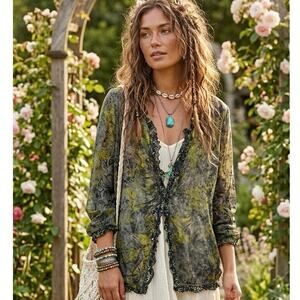 Frivolous batik blouse